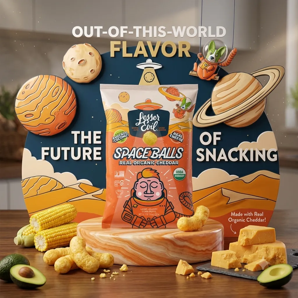 Lesserevil Spaceballs Cheese Balls